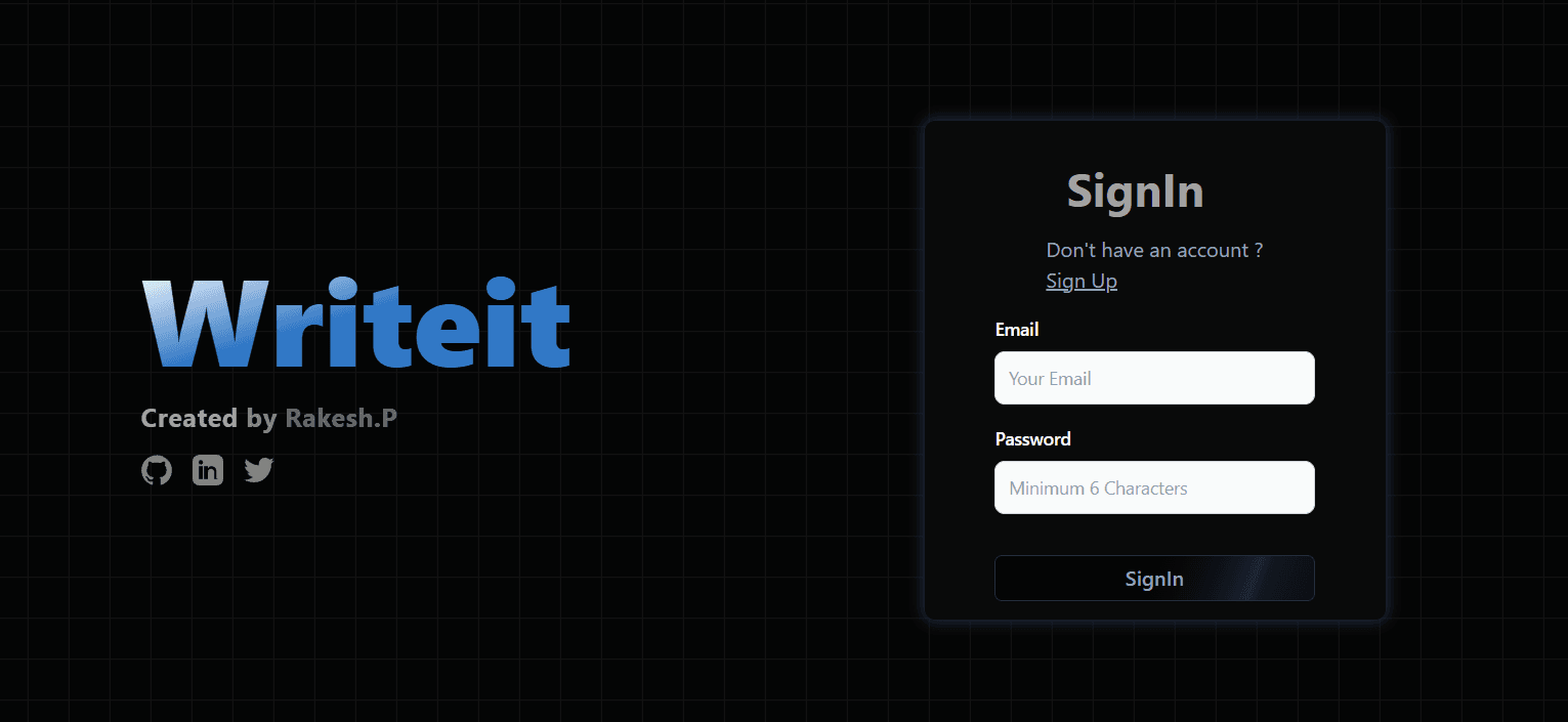 WriteIt